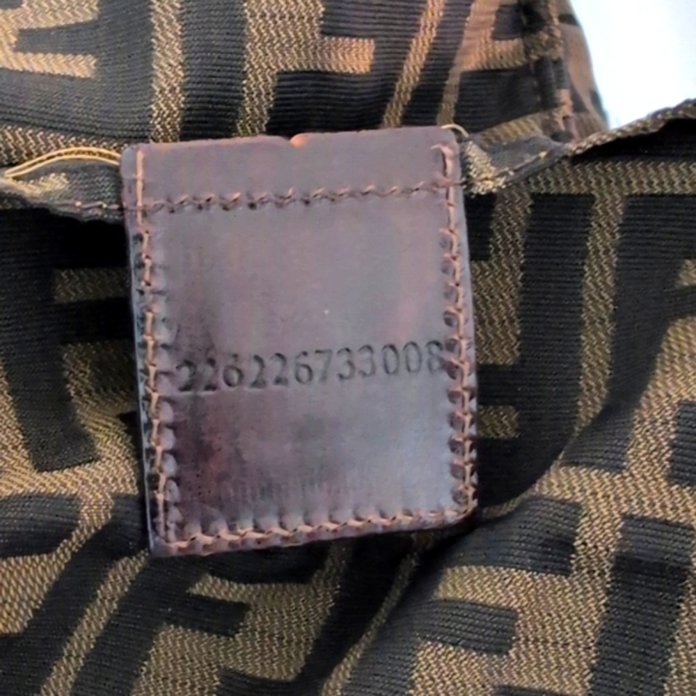 FENDI Zucca Canvas Shoulder Bag - Picture 2 of 15